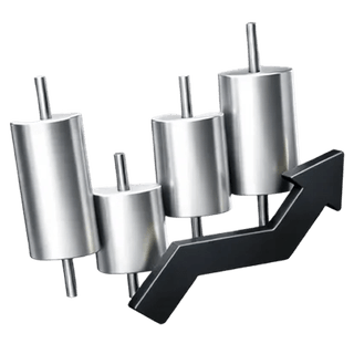 3D-Icon eines Candlestick-Trading-Charts auf der Teilprägur-Über-uns-Seite
