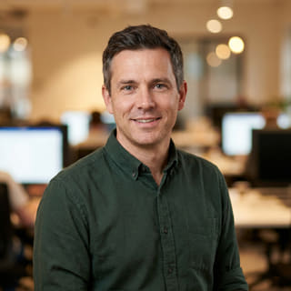 Daniel Carter, bei Teilprägur als Chief Technology Officer aufgeführt, auf einem Profilbild